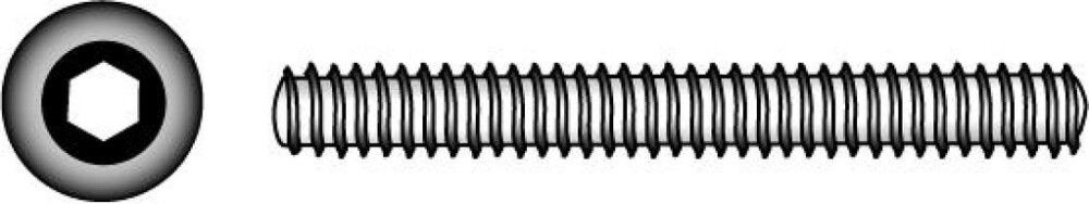 SKRUE MARINETECH M8X8 AC54/BC02 FLATINNV. SEKSKANT