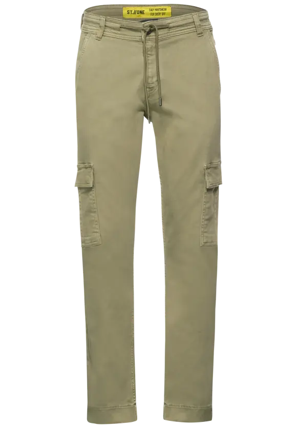 Regular Fit Joggpants - soft olive washed