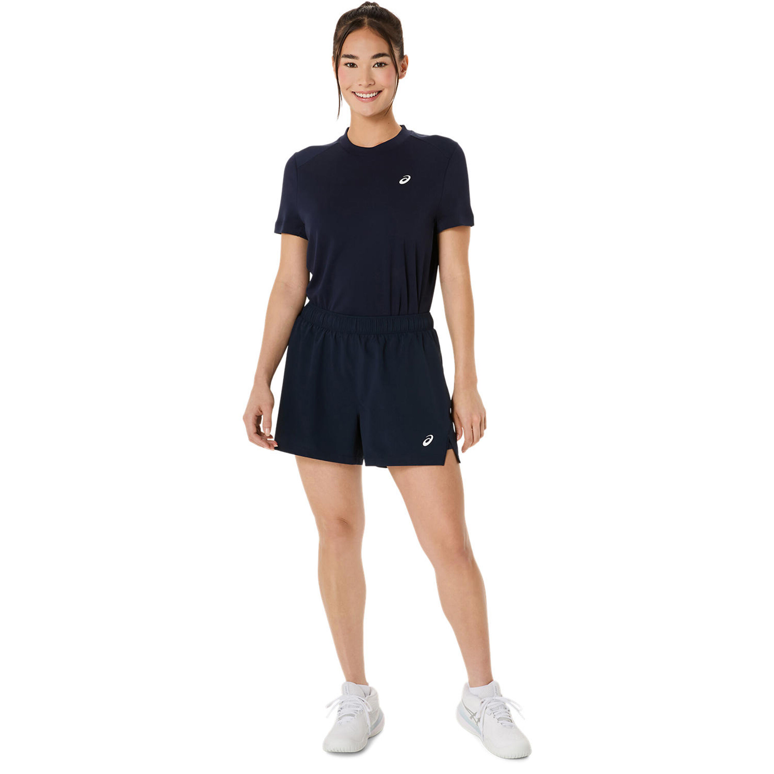 ASICS Court 2in1 Short Avec Poche-balles Femmes - Bleu Foncé