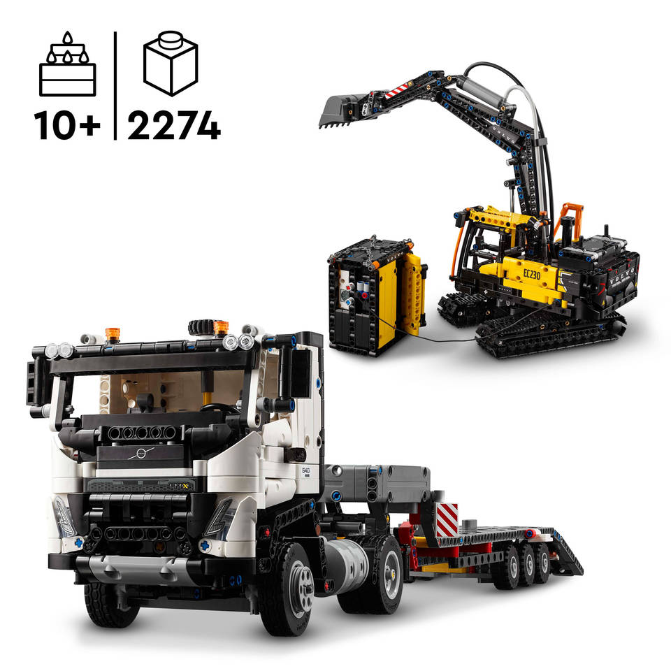 LEGO Technic Volvo FMX truck & EC230 elektrische graafmachine 42175