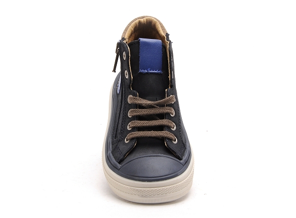 Bopy boots bottine enfant velvet bleu