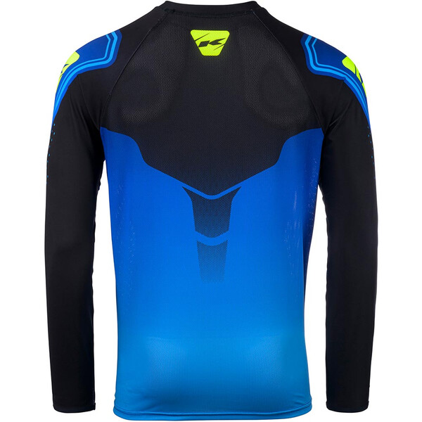 Kenny - Maillot Titanium Bleu / Noir / Jaune fluo