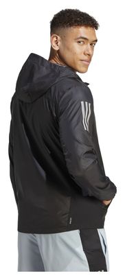 Veste coupe-vent adidas Performance Own The Run Noir