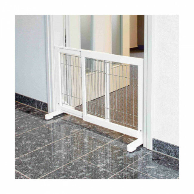 Barrière réglable en pin blanc pour chien Trixie