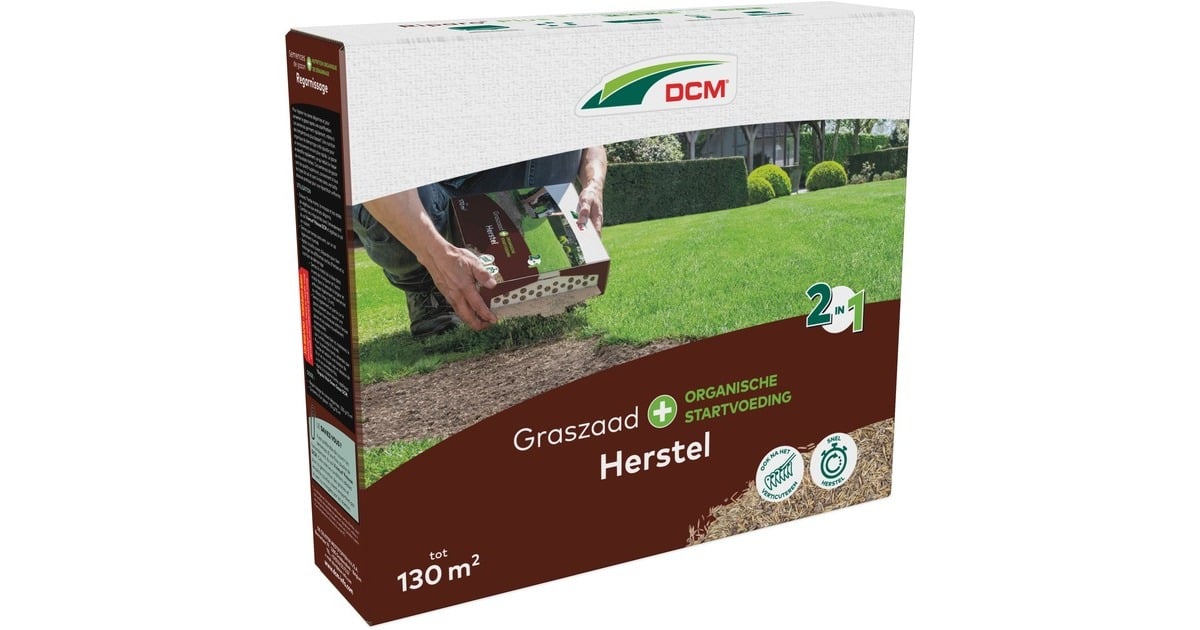DCMGraszaad Plus Herstel 1,95 kg zaden  (Tot 130 m²)