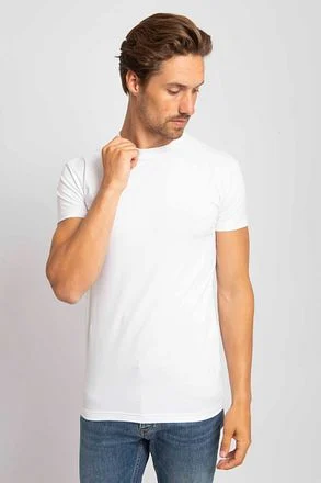 Alan Red Oakville T-shirt Wit (2Pack) 6695/2P/01 Oakville White kopen