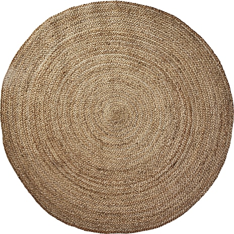 Jute tæppe - natur
