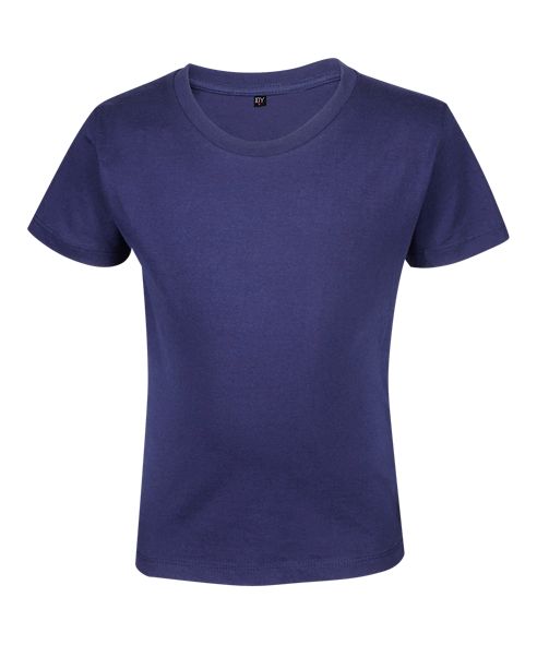 RTP Apparel 03258 - Tempo 185 Kids Tee Shirt Enfant Coupe Cousu Manches Courtes