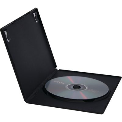 Fellowes - Pack de 5 boîtiers pour DVD - Noir