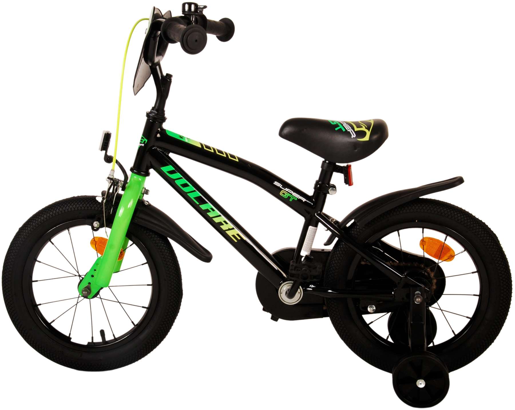 TPFSports Super GT Kinderfahrrad - Jungen - 14 Zoll - Rücktritt + Handbremse - Blau