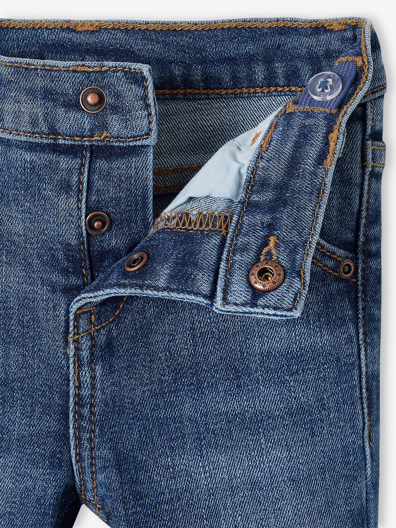 Calça jeans reta para bebê