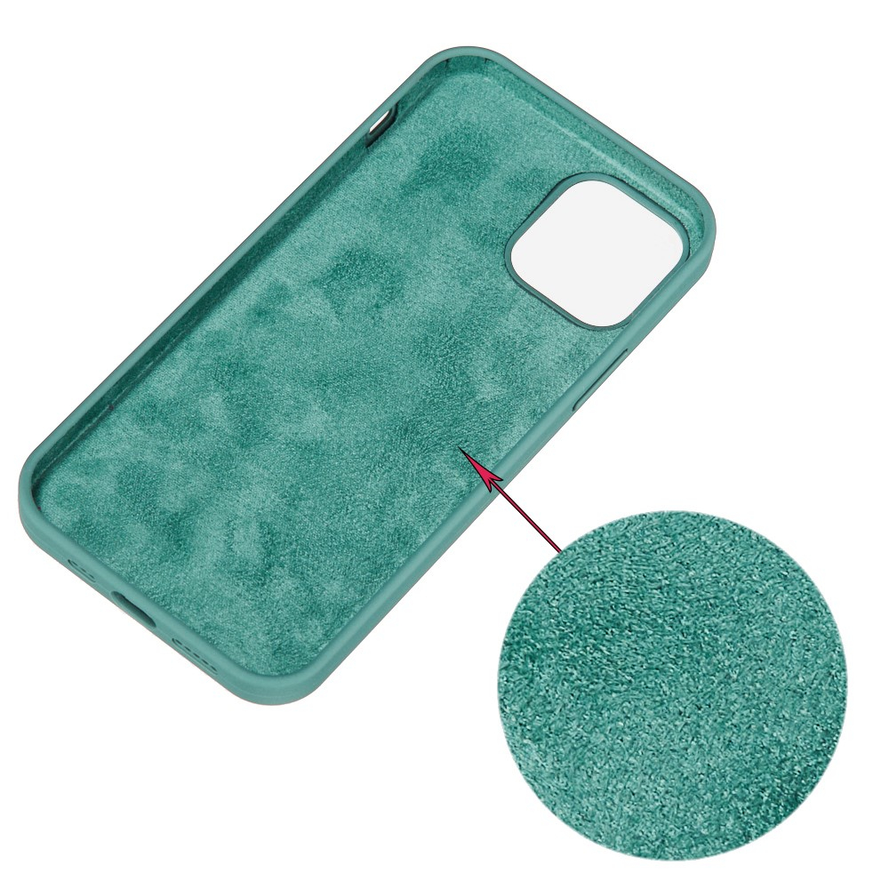 iPhone 15 Silikon Case Hülle - Petrol