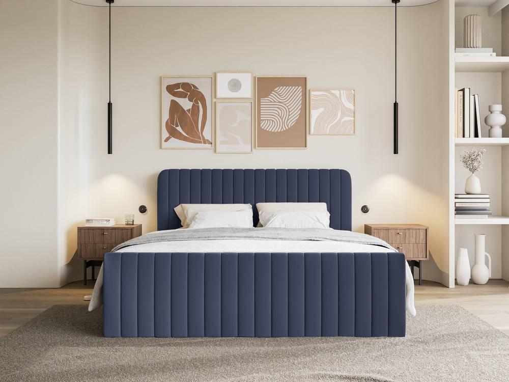 NADUVI Collection Boxspring Adrien chenille met opbergvak 160x200