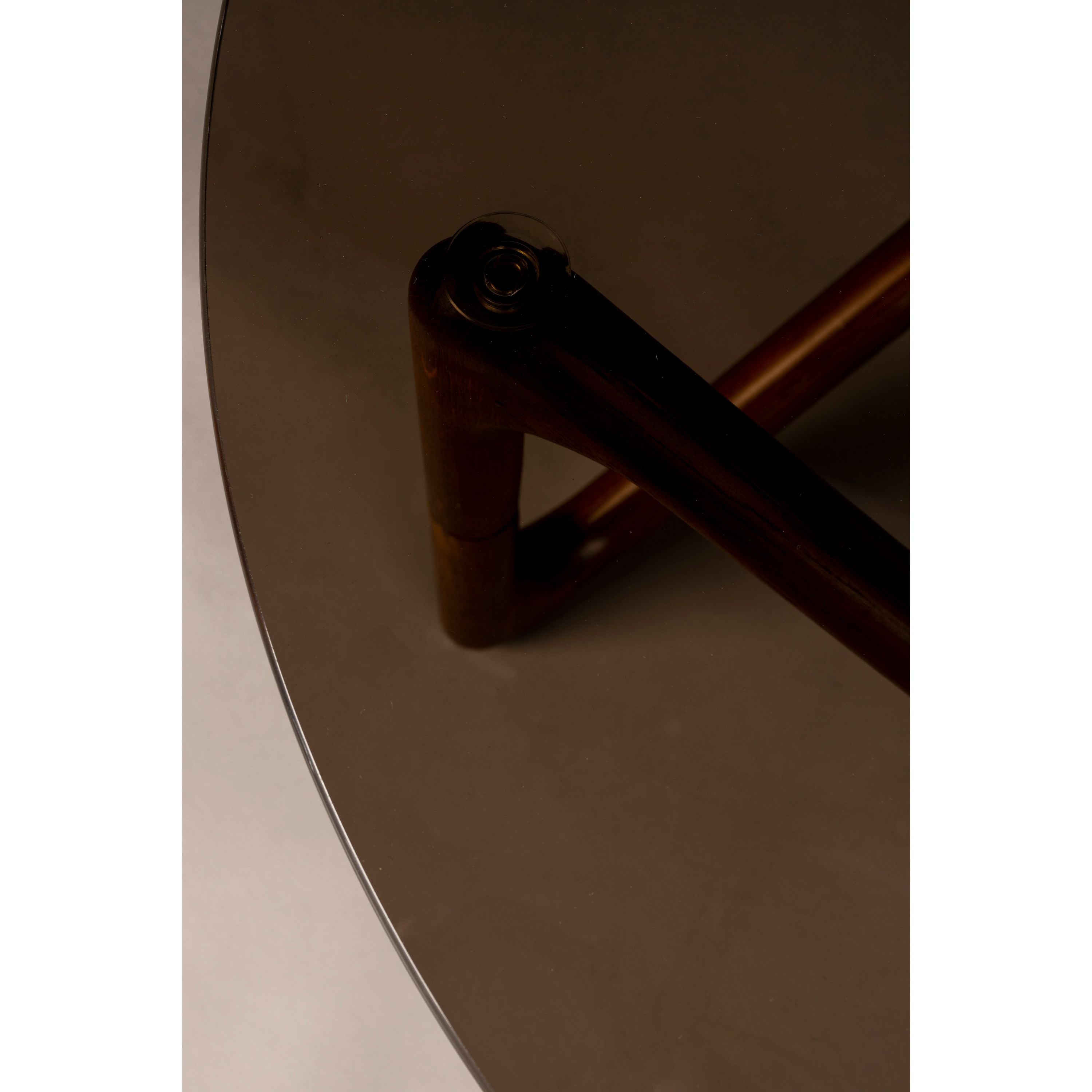 Dutchbone Naia Salontafel Rond 80 cm Hout Bruin