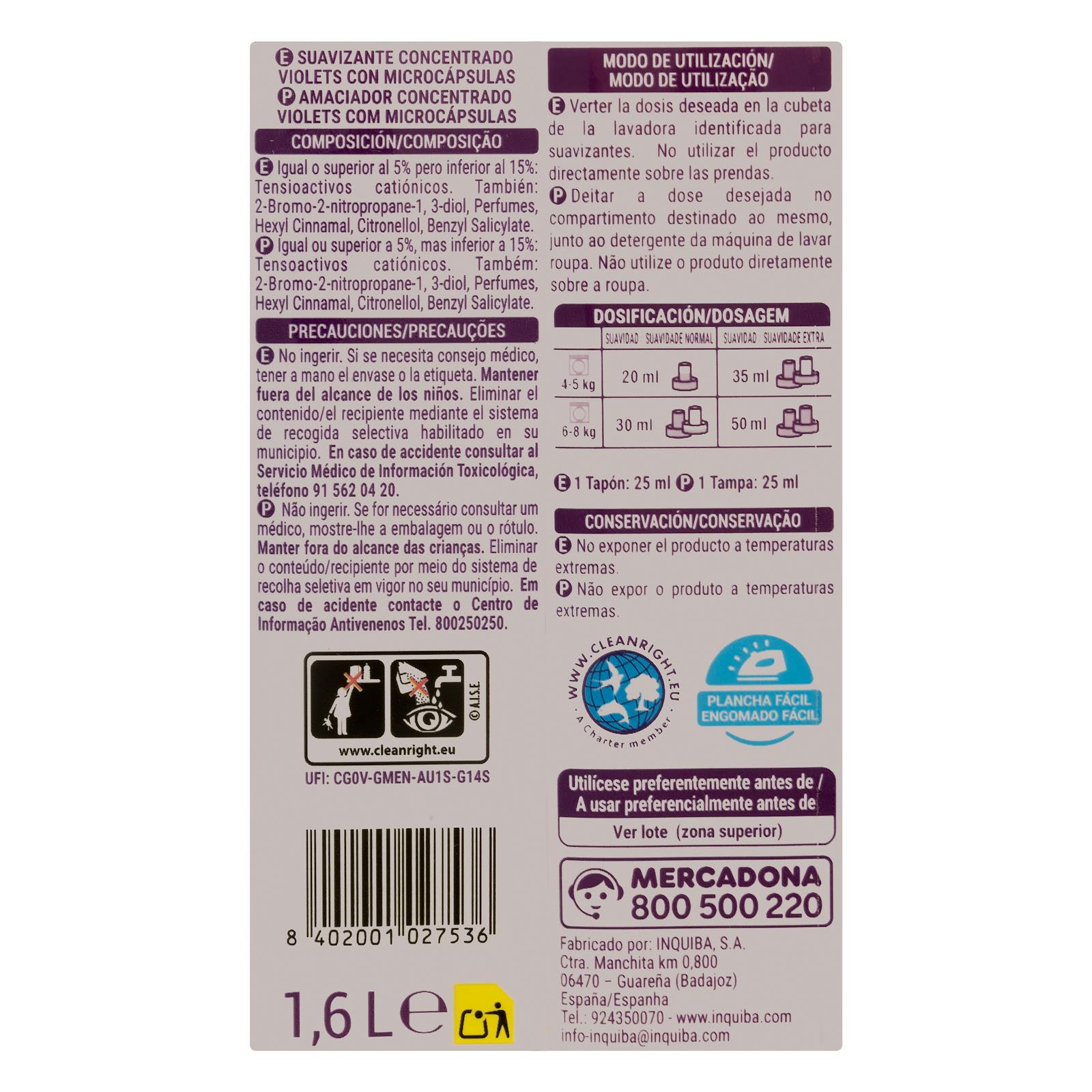 Adoucissant concentré Violets Forest Green