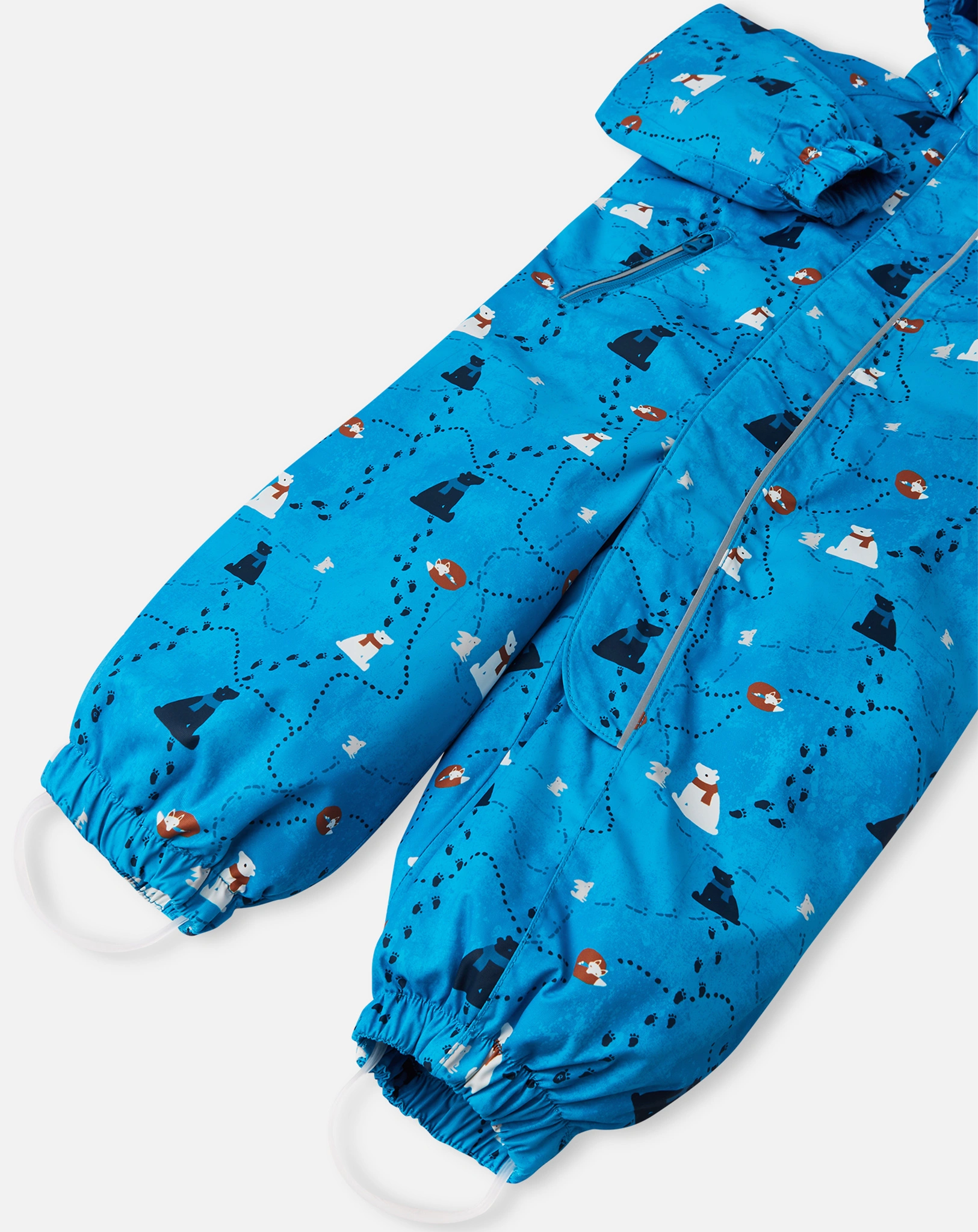 Schneeanzug PUHURI ANIMALS in true blue