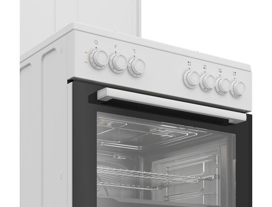 BEKO - Cuisiniere mixte FBS63031WCS