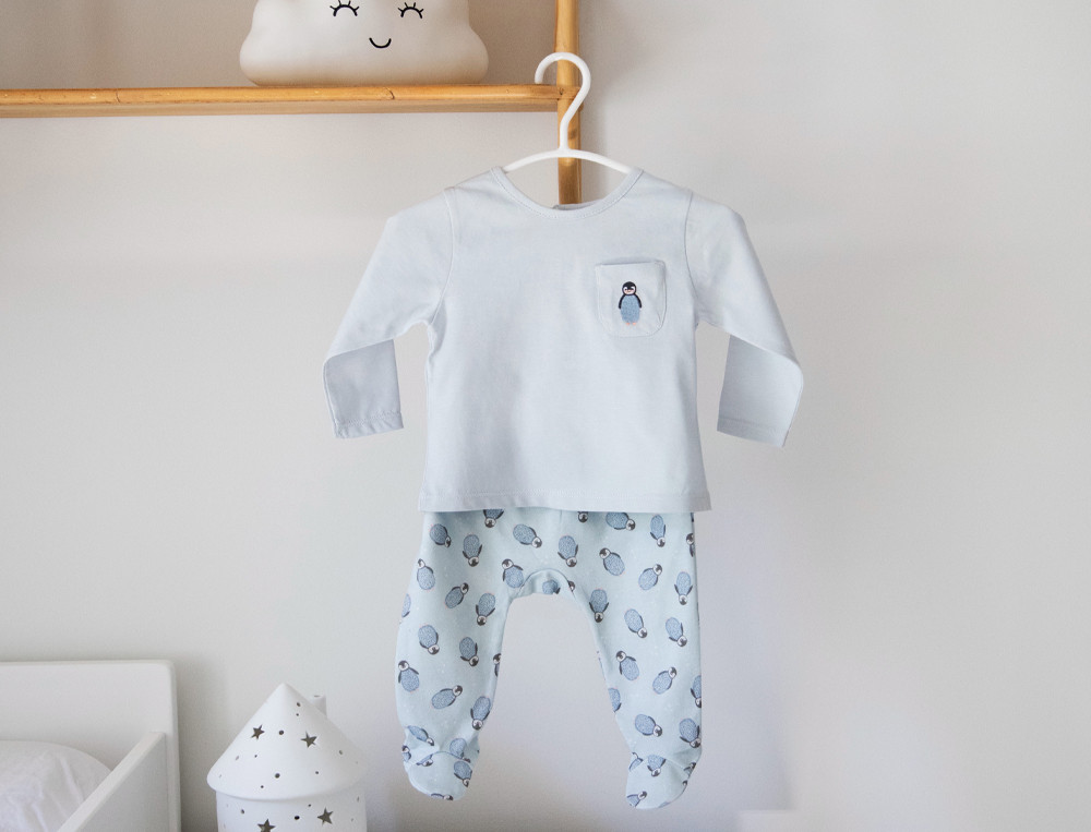 Pyjama bébé-Des petits pingouins