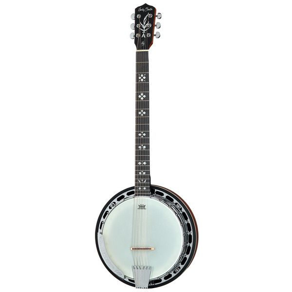 Harley Benton BJ-65Pro 6 String Banjo Bundle