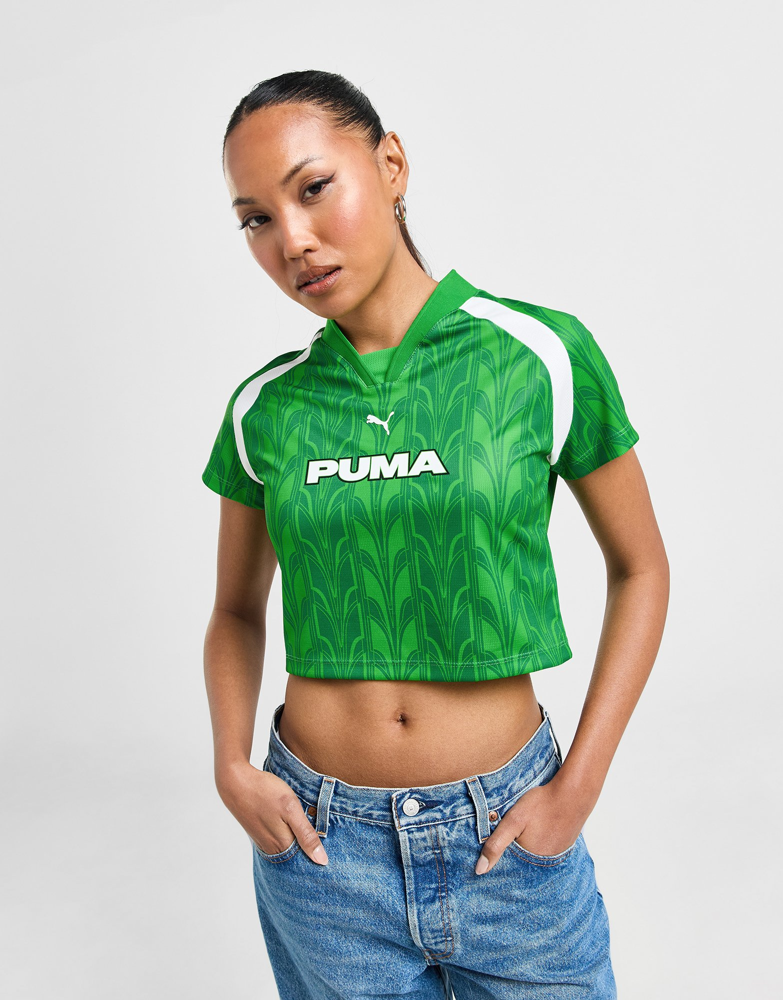 Puma Crop Top Football Femme
