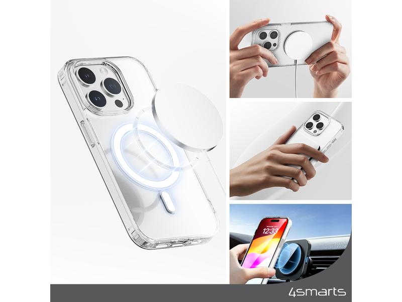 4smarts 360° Protection Set iPhone 15 Pro Max Set aus Displayschutzfolie und hochfester Schutzhülle für das iPhone 15 Pro Max