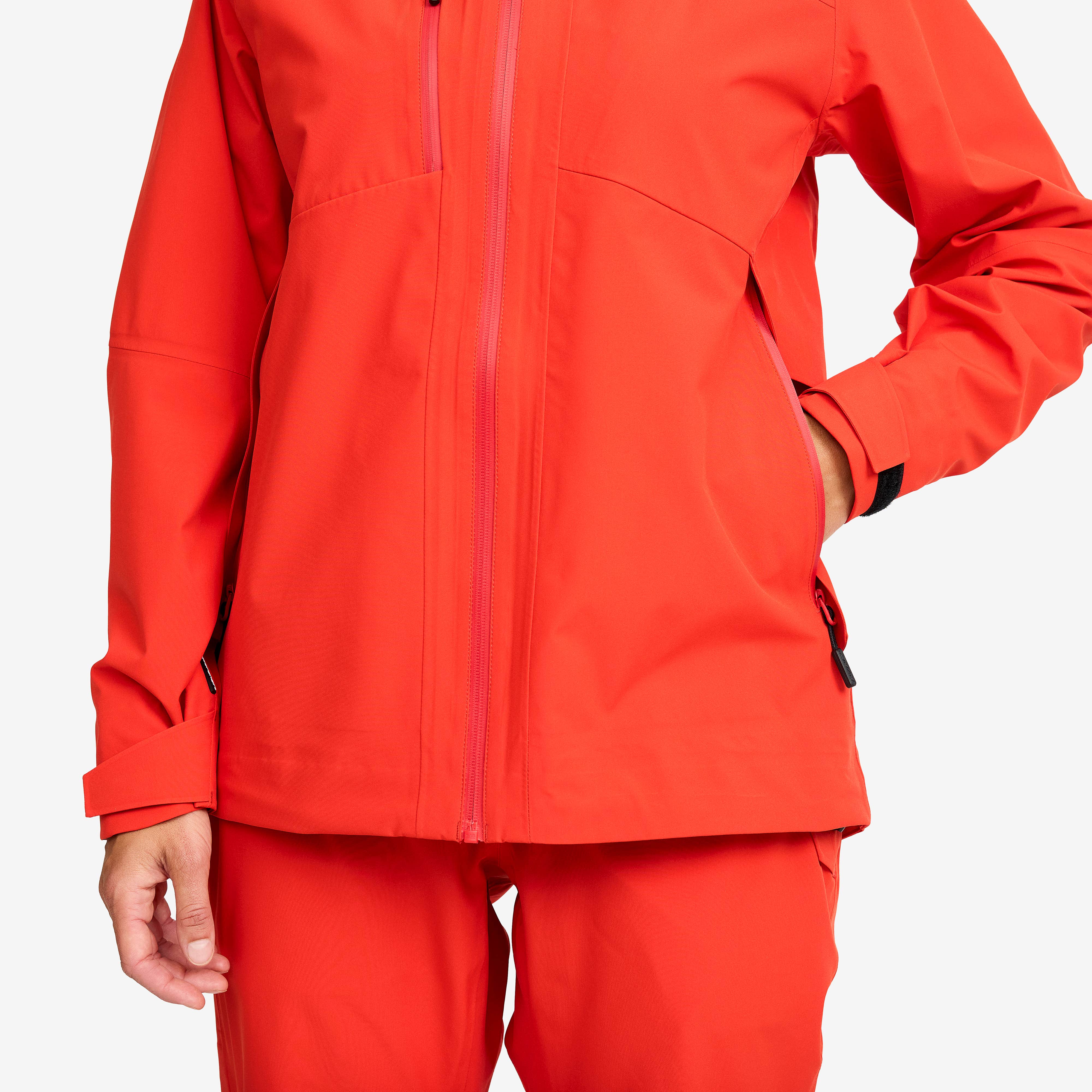 Cloud 3L Shell Jacket Dame Aurora Red