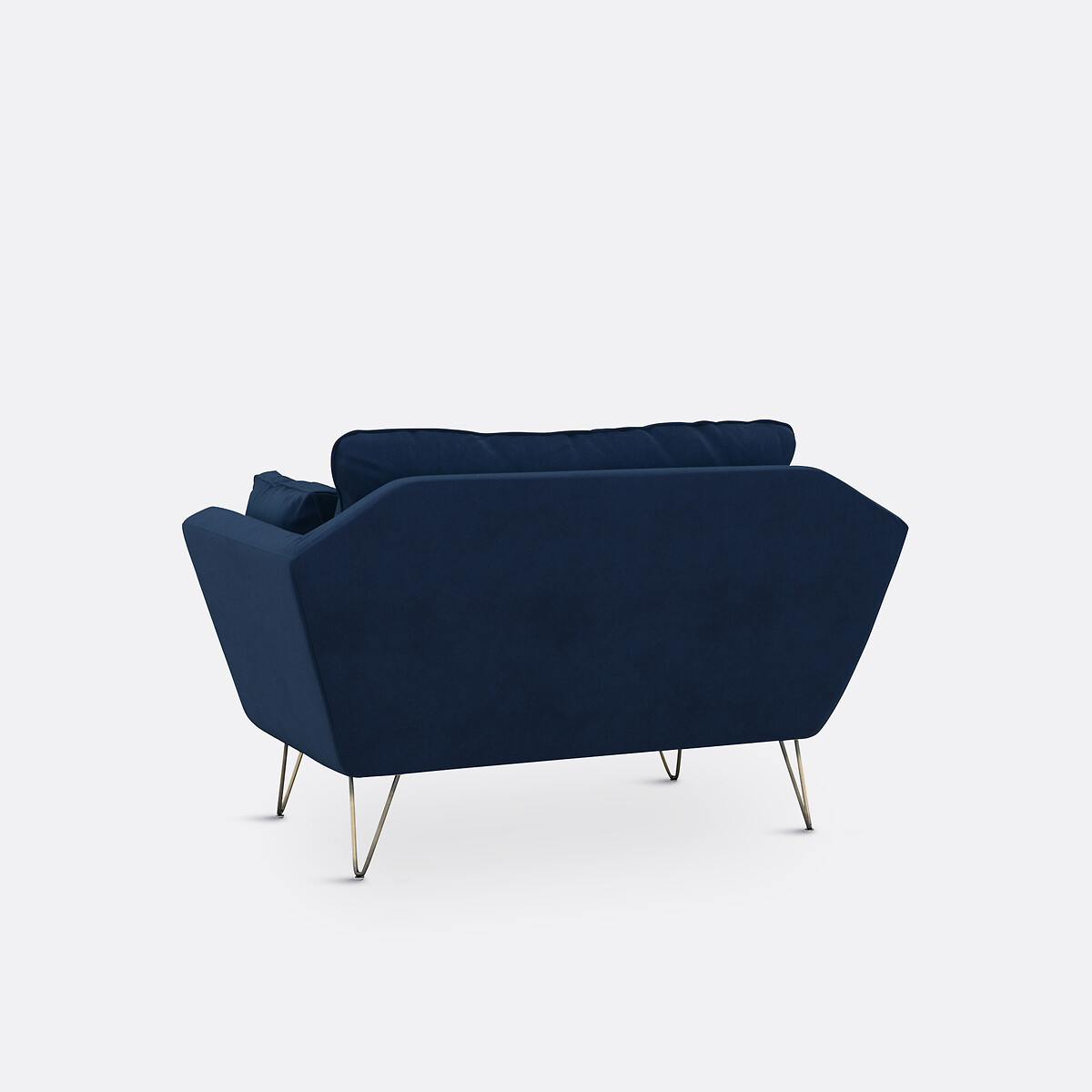LA REDOUTE INTERIEURS<br>Poltrona XL em fluweel Topim