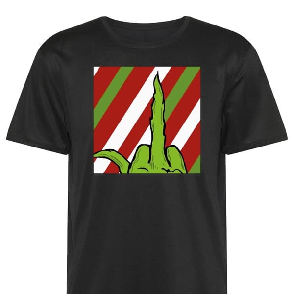 Sport T-skjorte for Voksen | Komfortabel Trenings T-skjorte Grinch Svart 3X-Large