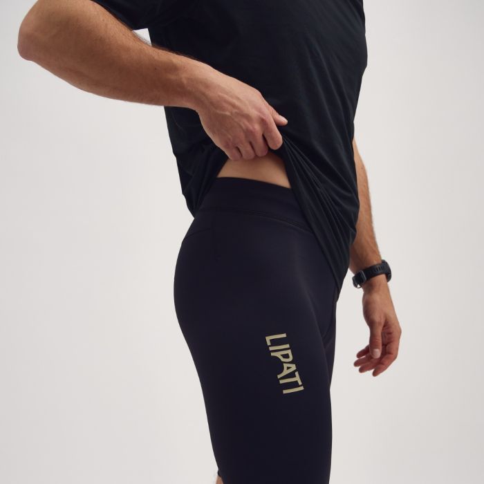 Lipati Herre Korte tights Heatwave Short Tight Sort