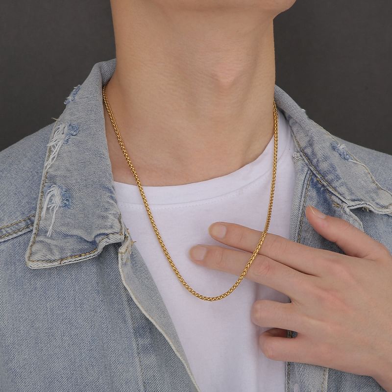 Tenri - Choker van roestvrij staal (verschillende ontwerpen)