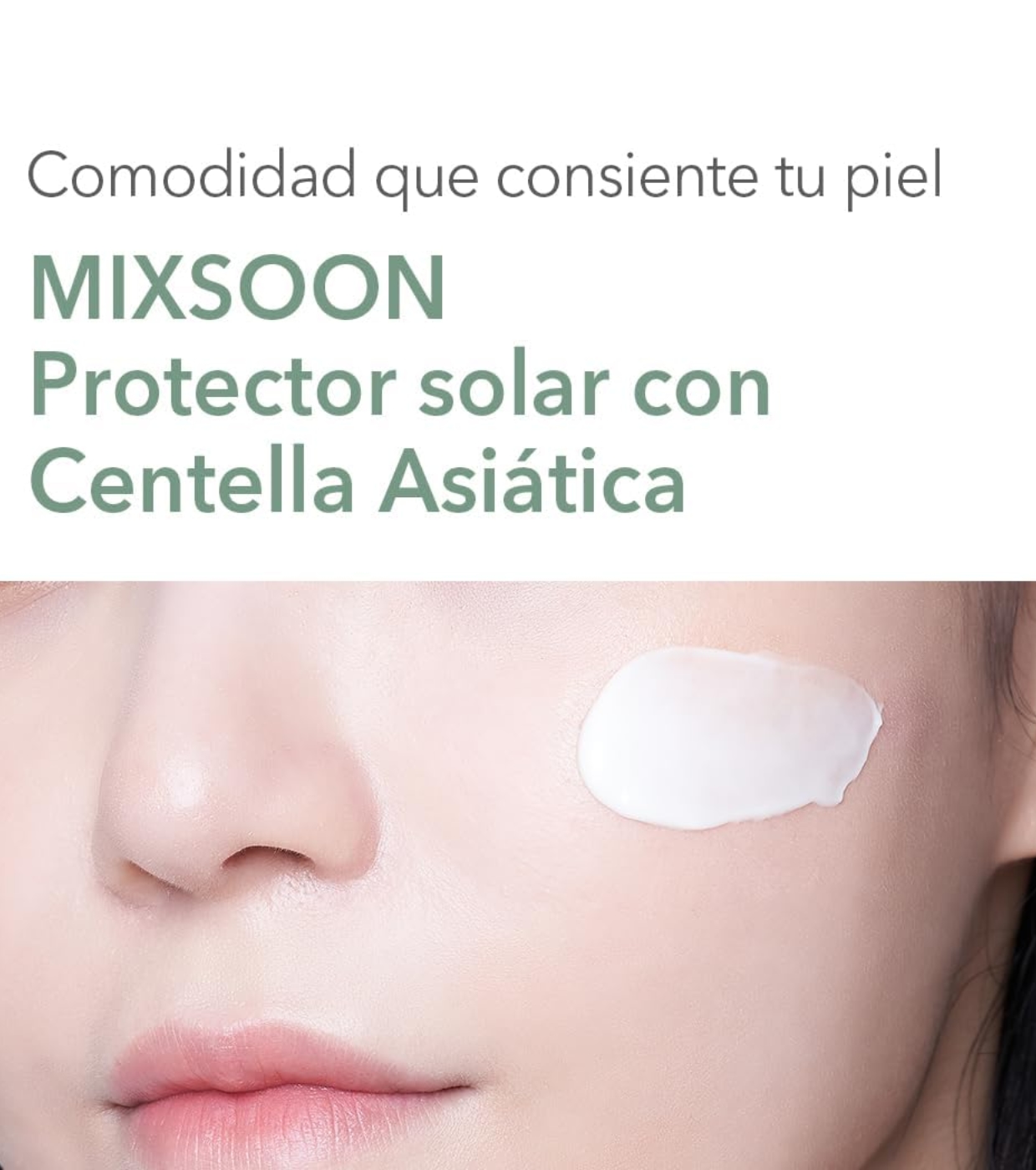 Mixsoon - Protetor Solar Facial com Centella Asiática SPF50+ PA++++