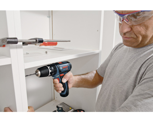 Bosch Professional GSB 12V-15 accu-slagboormachine, inclusief 2 accu's (2,0 Ah) en lader