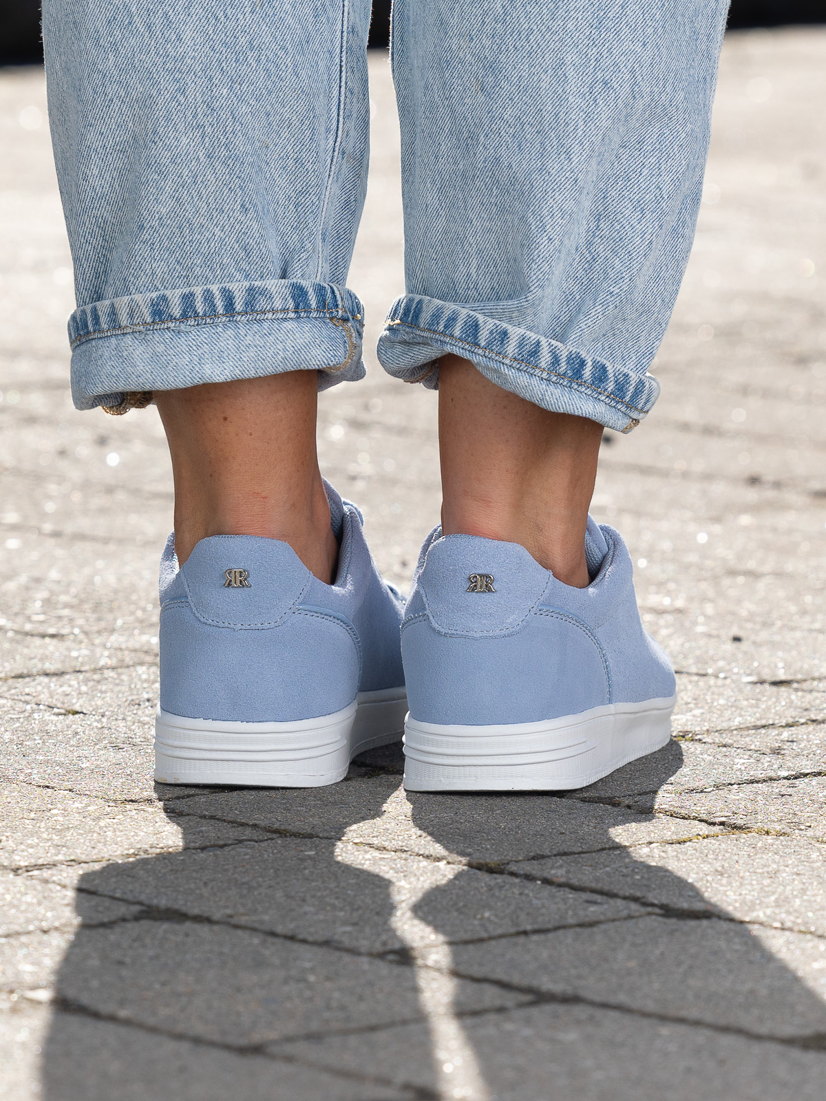Gorbio Low Suede Blue - Trapes Sko