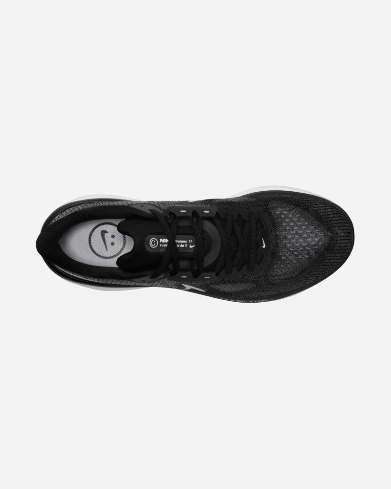 Chaussures de running Nike Vomero 17 Noir & Blanc pour homme