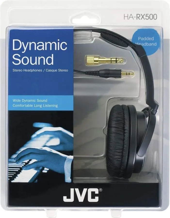 JVC HA-RX500-E Noir et blanc Casques hi-fi
