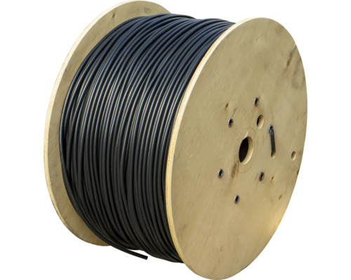 Ondergrondse kabel NYY-J 5x1,5 mm² professionele trommel 750 m zwart