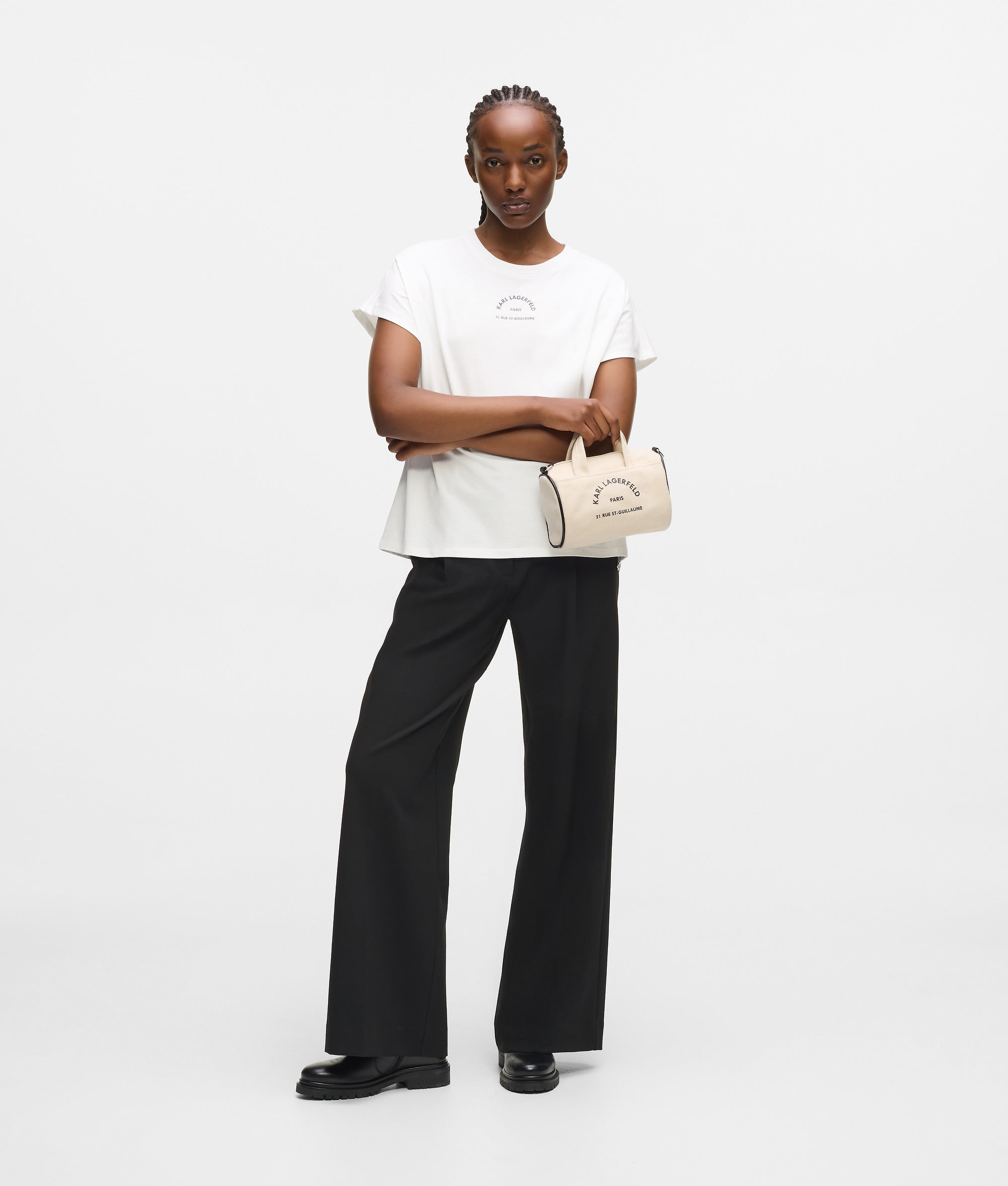Rue St-Guillaume T-shirt met glitter