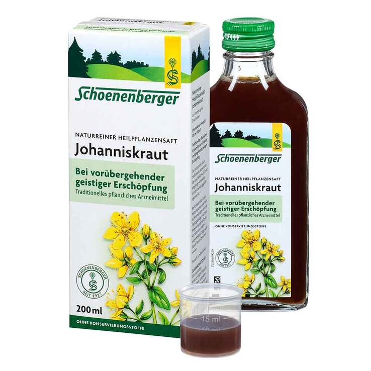Johanniskraut Saft Schoenenberger, 200 ml