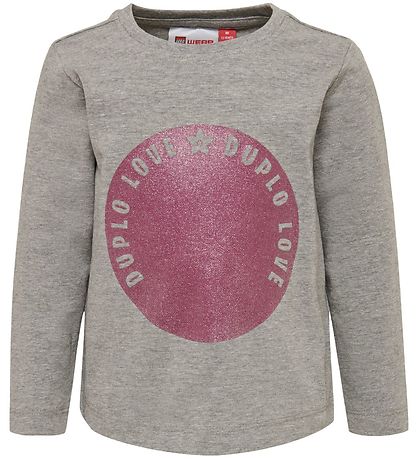 LEGO® Duplo Pullover - LWThelma - Graumeliert meliert m. Glitzer