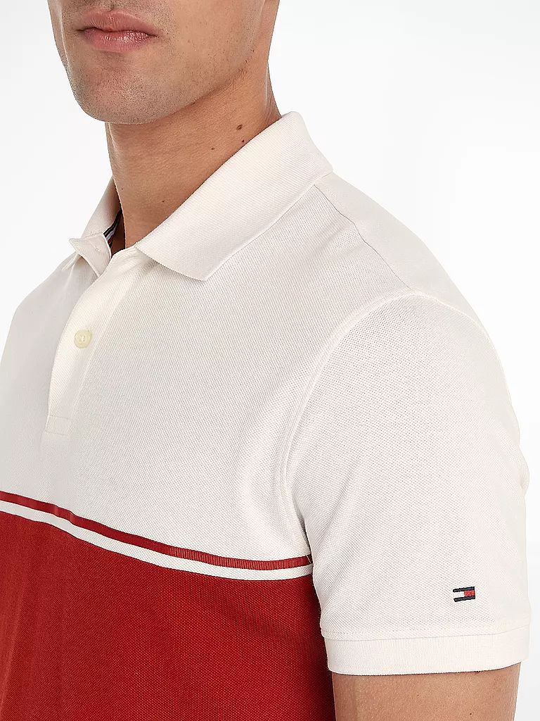TOMMY HILFIGER Poloshirt  rot