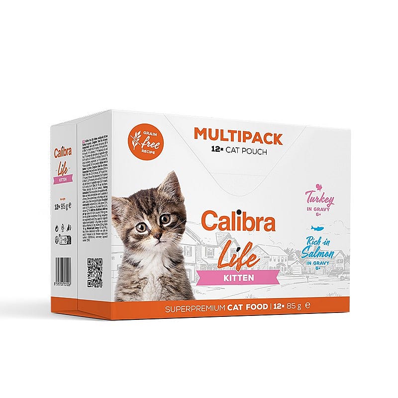 Calibra Kat Life Kitten Zakjes Multipack 12 x 85 gram | 15744