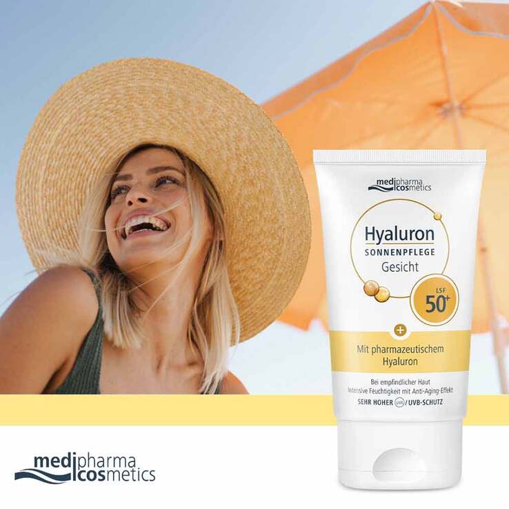 Hyaluron Sonnenpflege Gesicht LSF 50+ , 50 ml