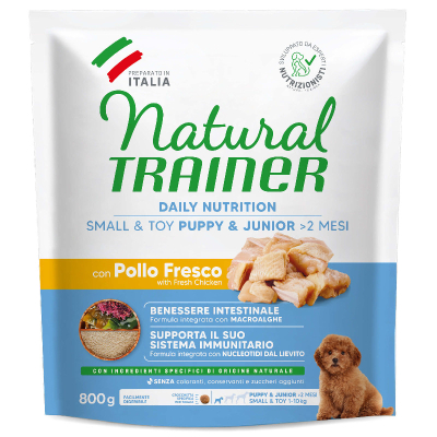 Trainer Hundefutter Natural Small & Toy Puppy & Junior Huhn 800g