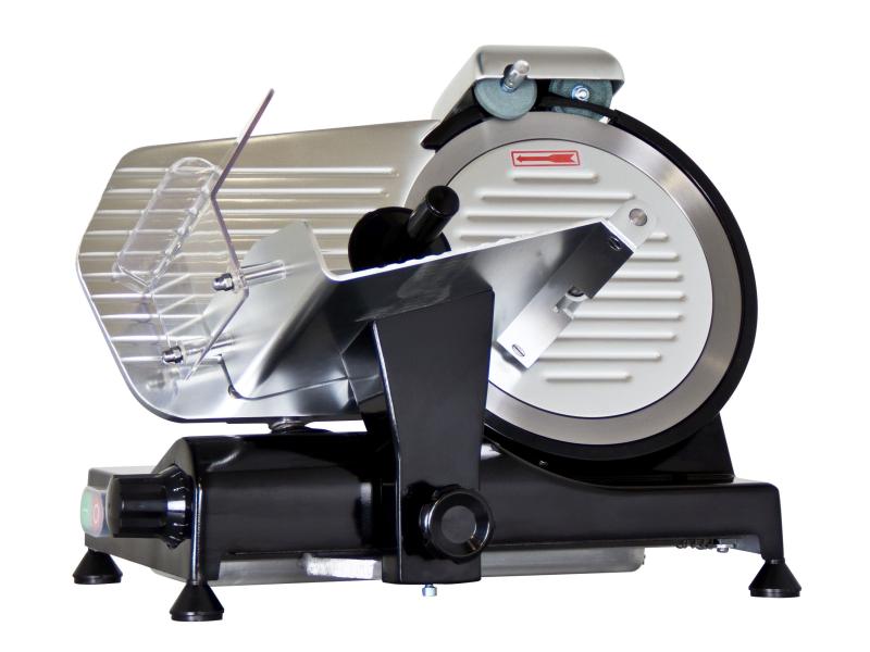 Kibernetik Schneidemaschine AM250S Schwarz Aufschnittmaschine mit Schleifstein