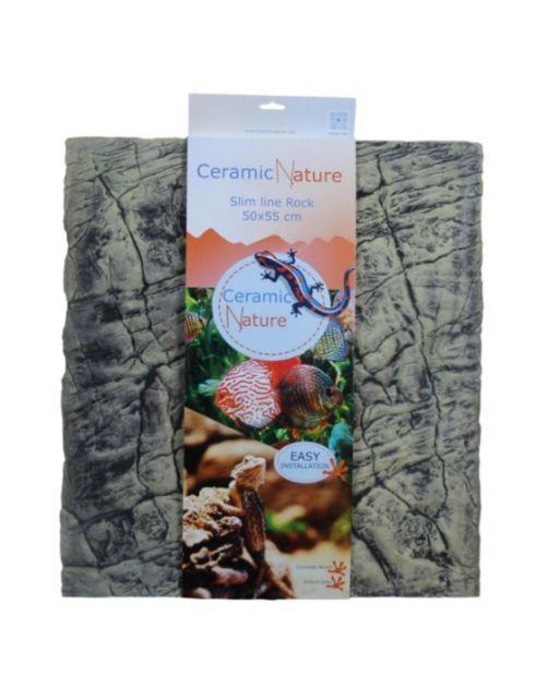 Ceramicnature Cn Slimline Rock Colorado Brown Bruin - Aquarium - Achterwand