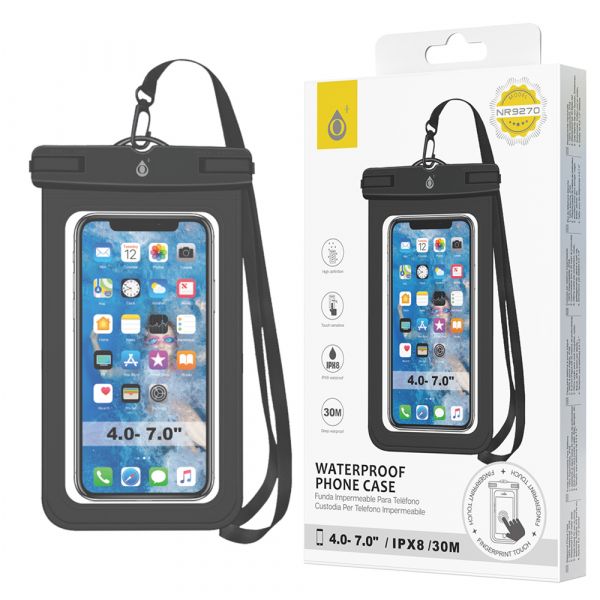 One Plus Bolsa Waterproof para Xiaomi Redmi Note Pro Plus 12 5G One Plus NR9270 Preto - 8434010407245