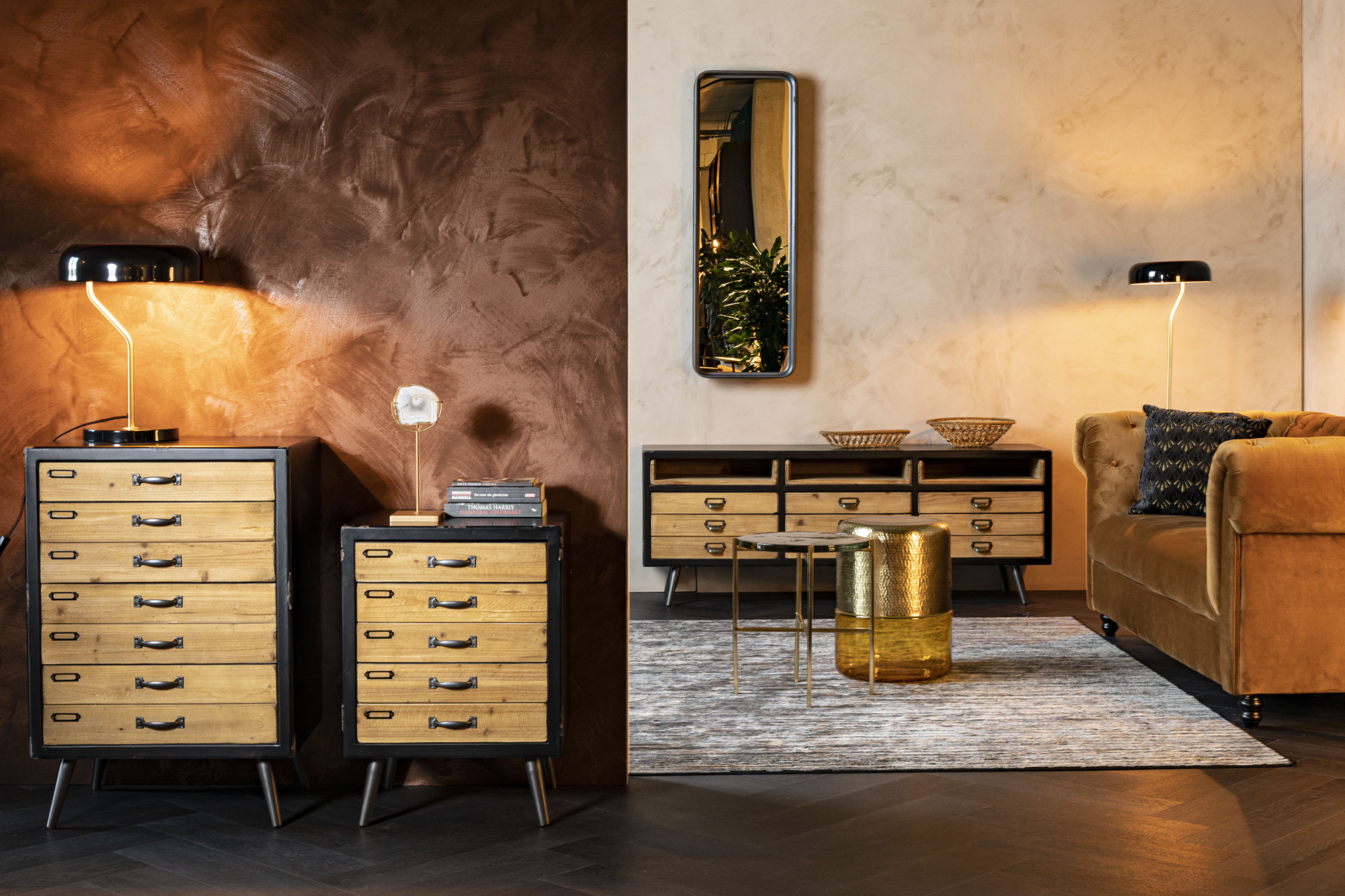 Vloerlamp Eclipse zwart