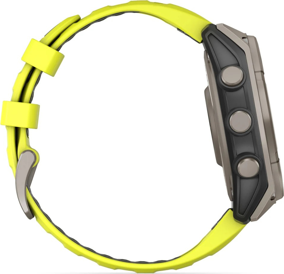 Fenix 8 - Solar Sapphire - 47mm Titanium/Yellow/Graphite
