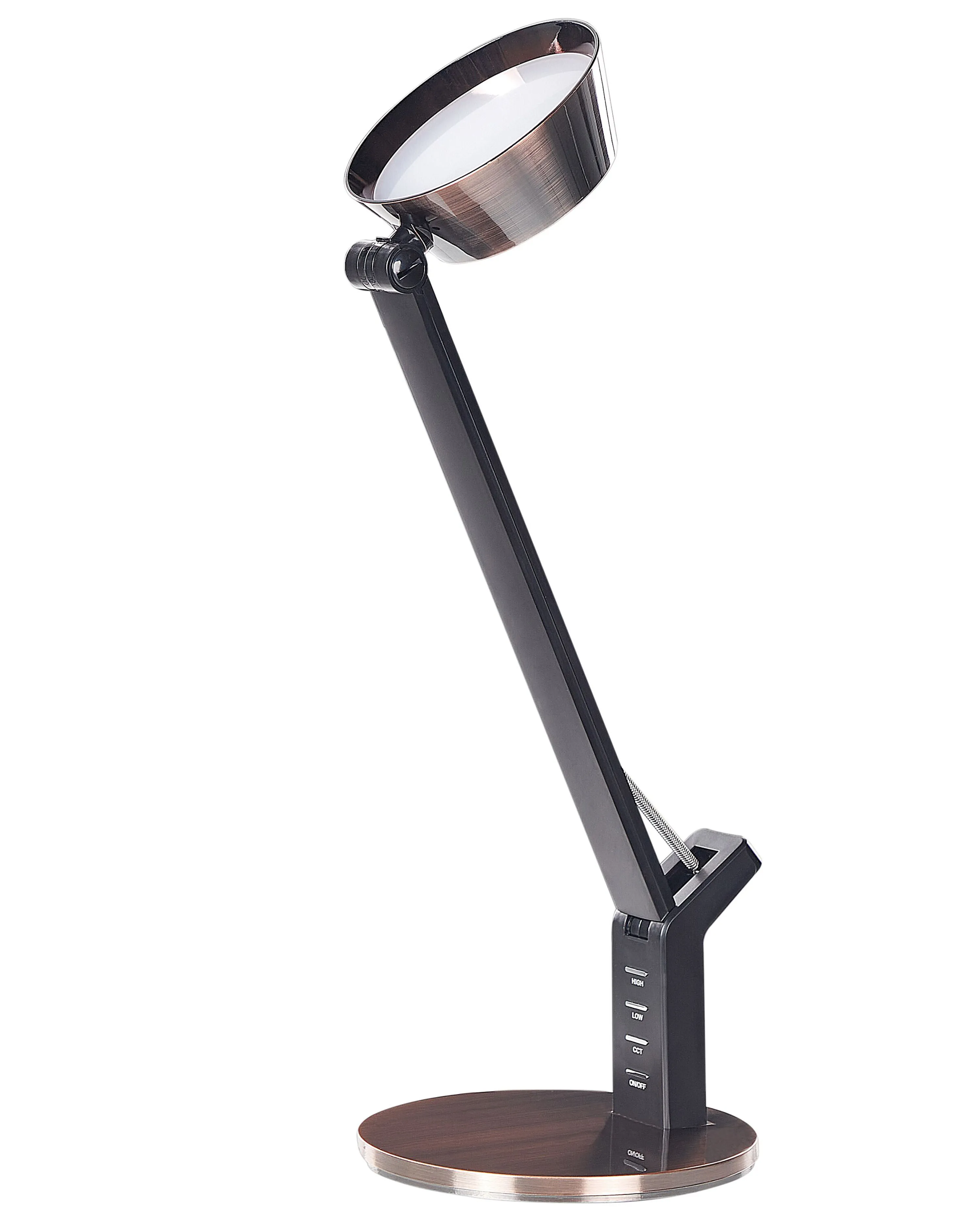 LED bureaulamp CHAMAELEON met dimmer Metaal Koper