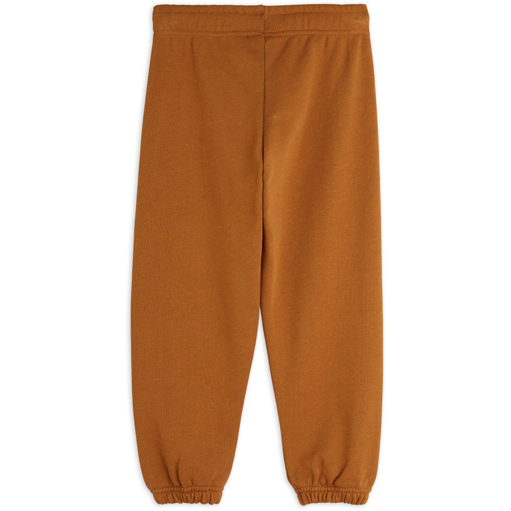 Køb Mini Rodini Brown Plain Piping Sweatpants
